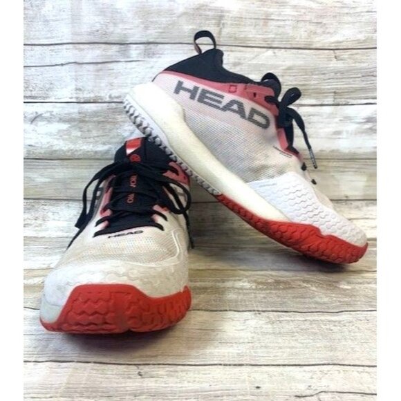 Head Motion Pro Men's Pickleball Shoes Sneakers Size 8 White Pink Black - Picture 3 of 13